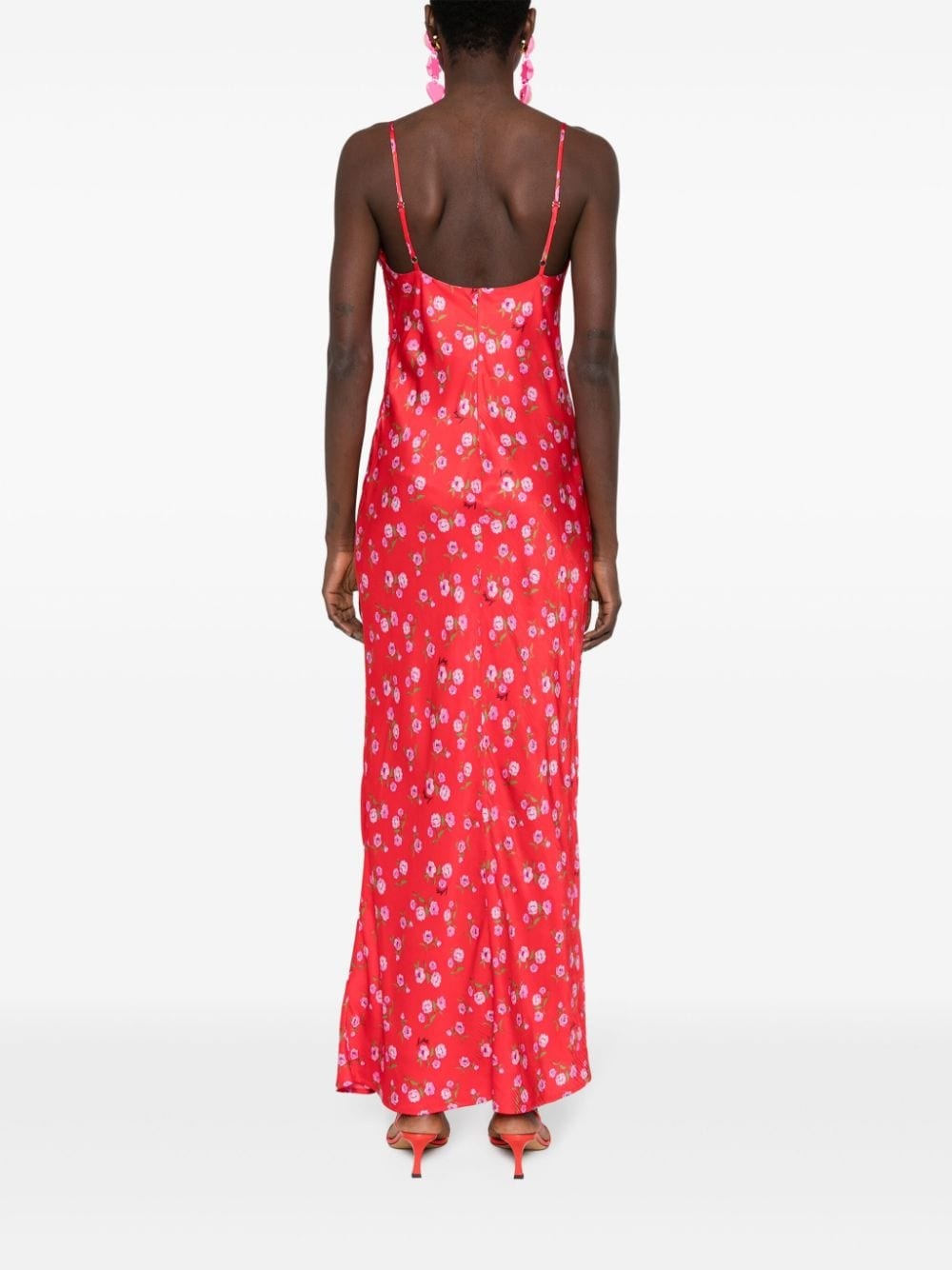 floral-print dress - 4