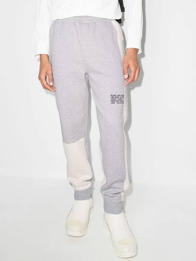 Helmut Lang colour-block track pants outlook