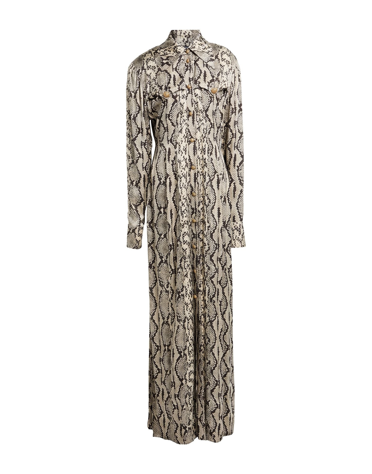Grey Women's Long Dress - 1