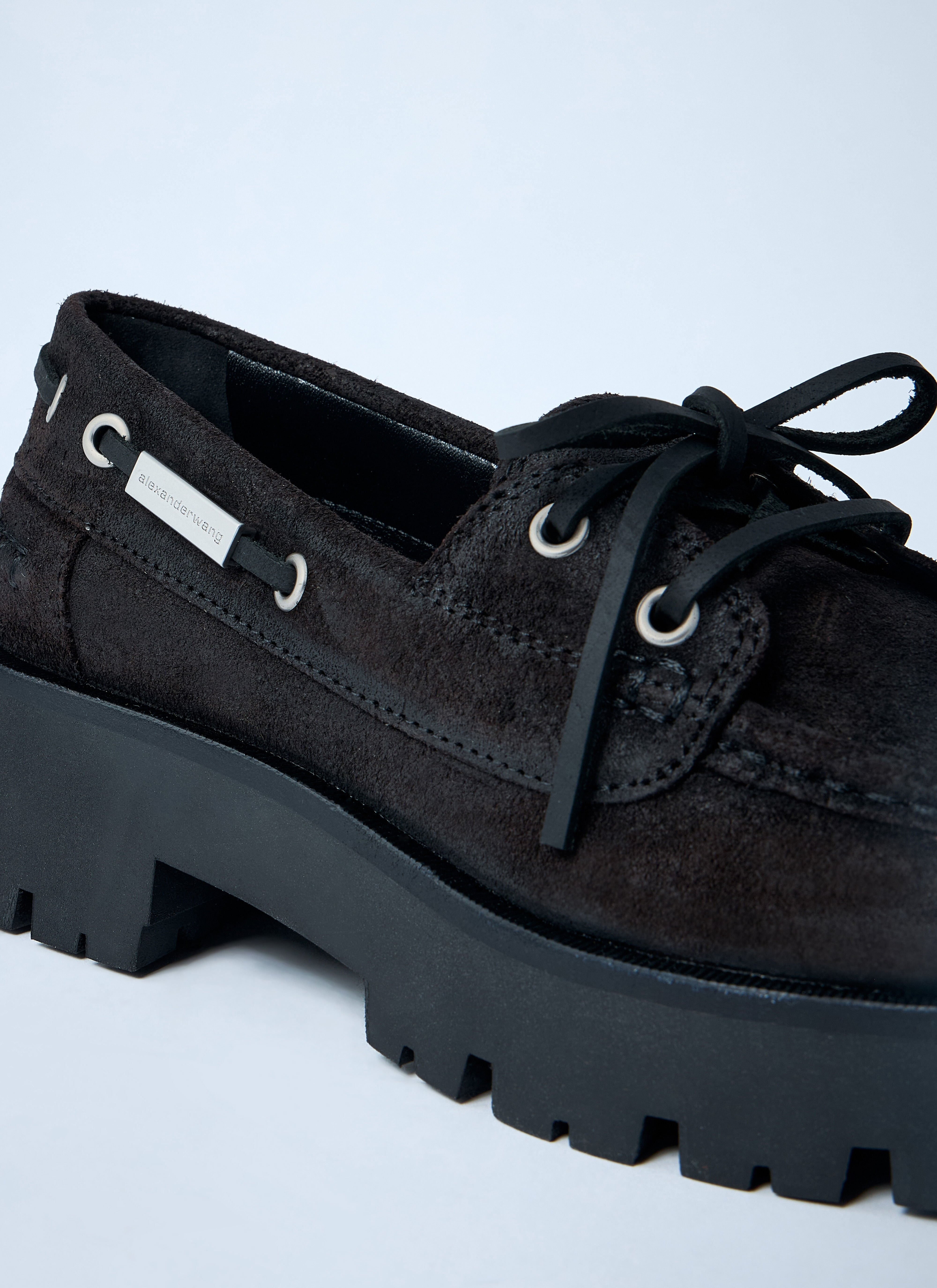 Suede Carson Boat Loafers - 3