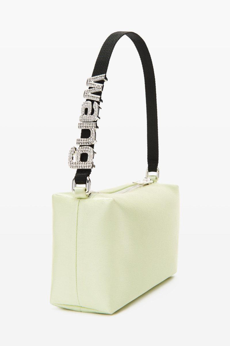 Alexander Wang HEIRESS MEDIUM POUCH IN SATIN outlook
