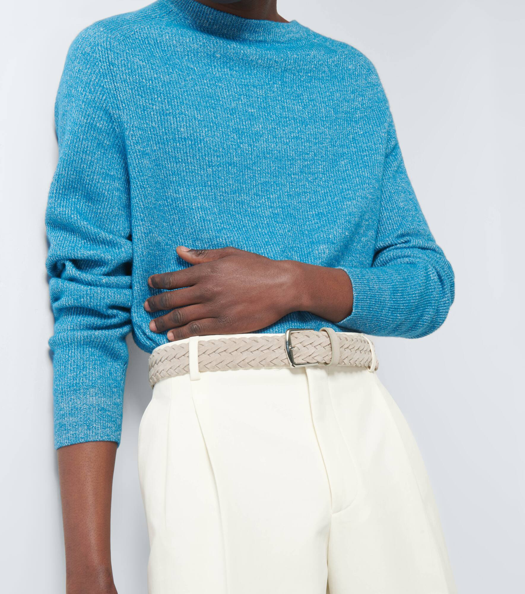 Woven suede belt - 3
