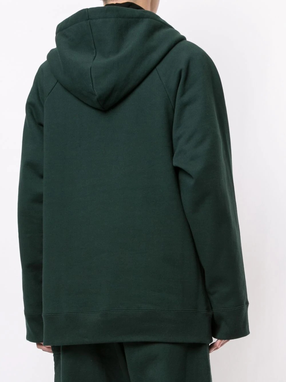 asymmetric drawstring hoodie - 4