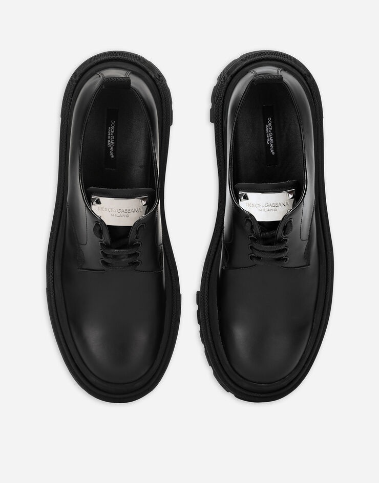 Calfskin hi-trekking Derby shoes - 4