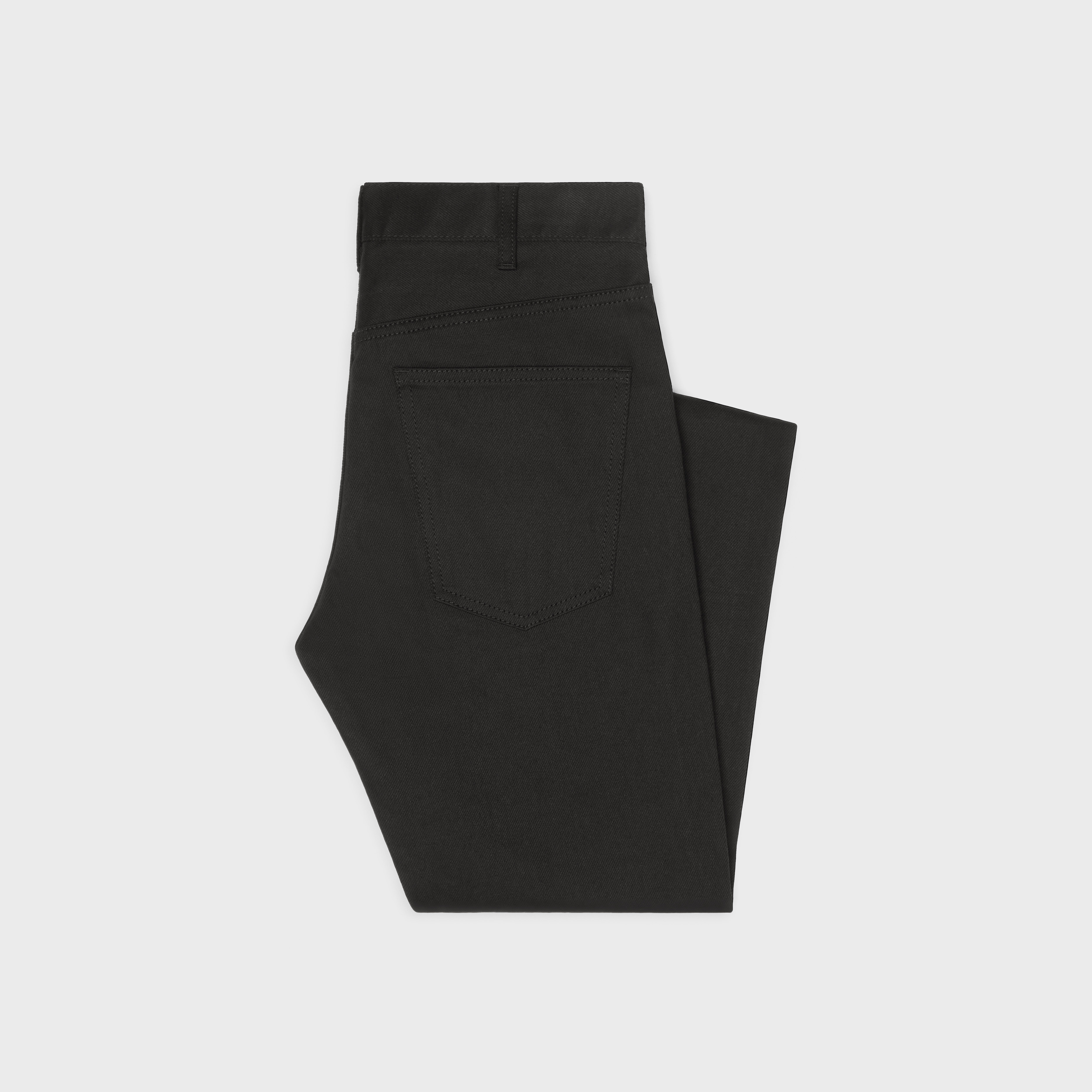 DYLAN FLARED JEANS IN PURE BLACK WASH DENIM - 2