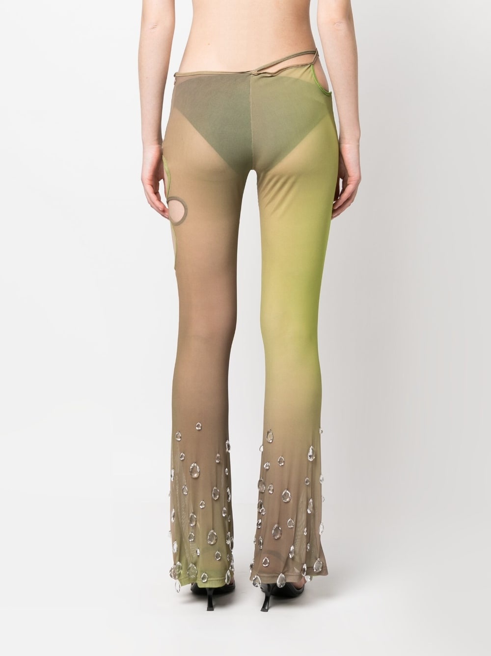 Sita crystal-drop tulle trousers - 4