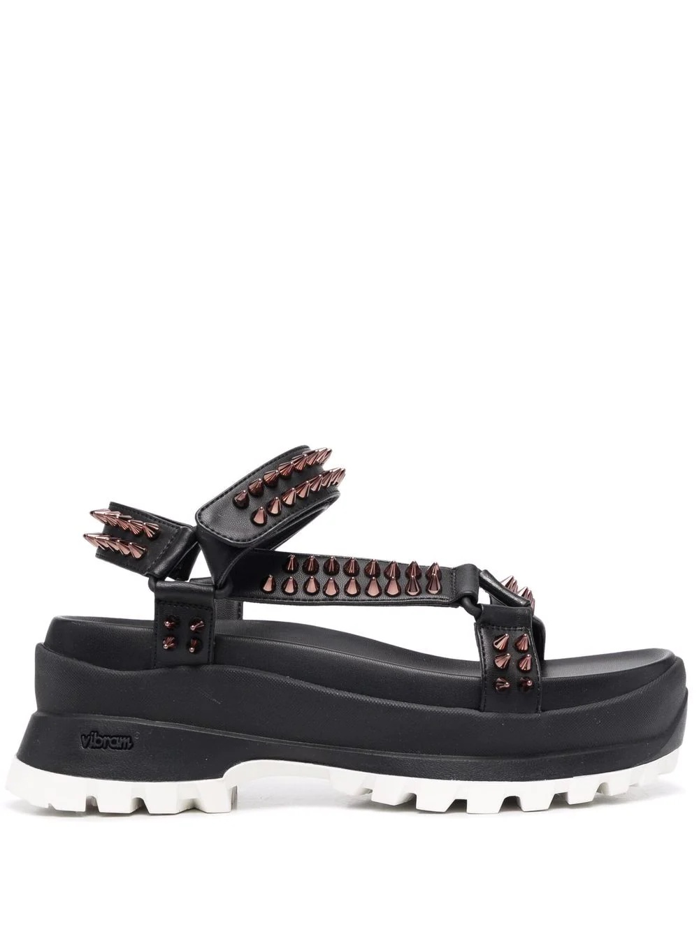 70mm stud-embellished platform sandals - 1