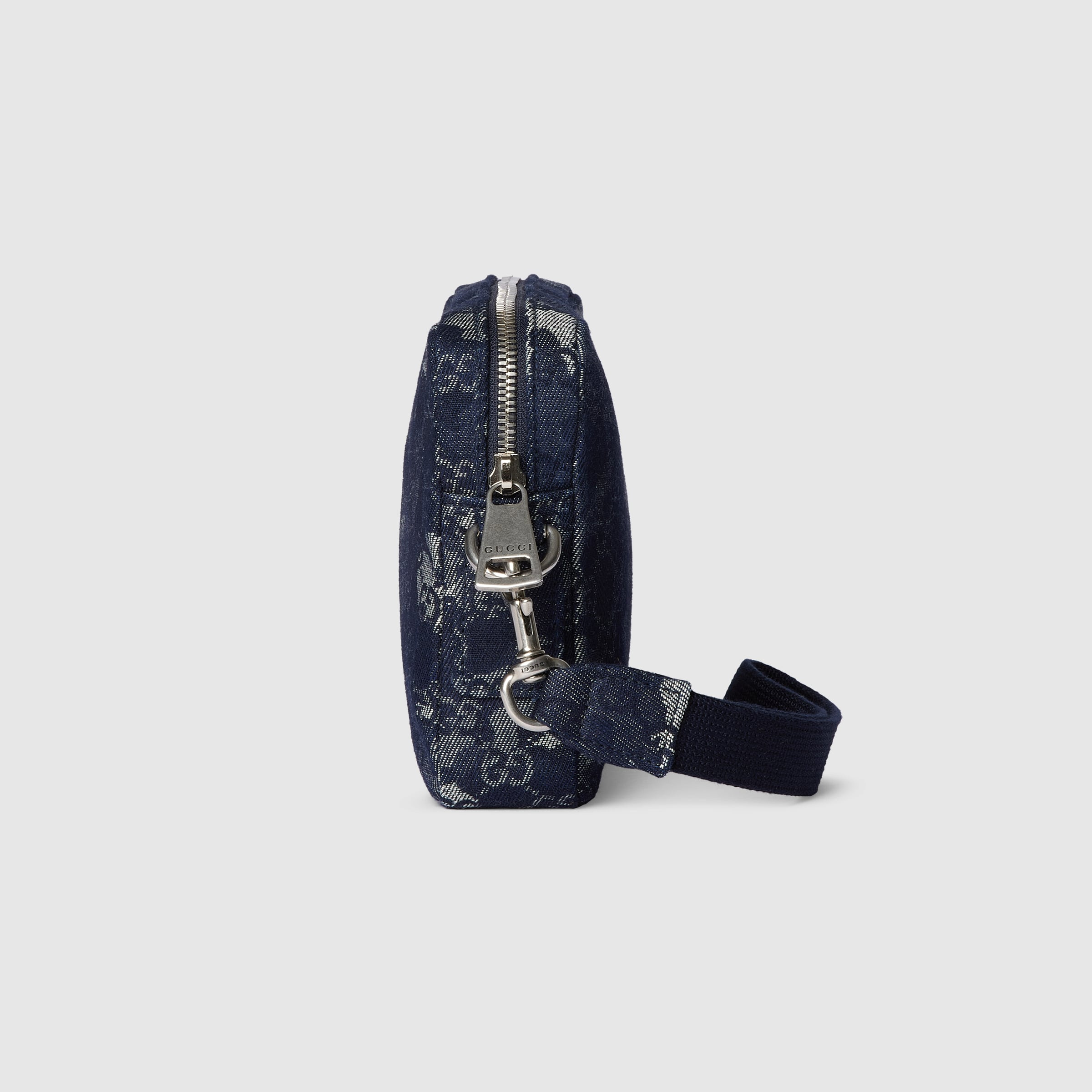 GG denim small crossbody bag - 8