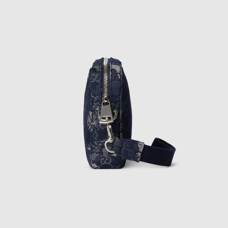 GG denim small crossbody bag 8