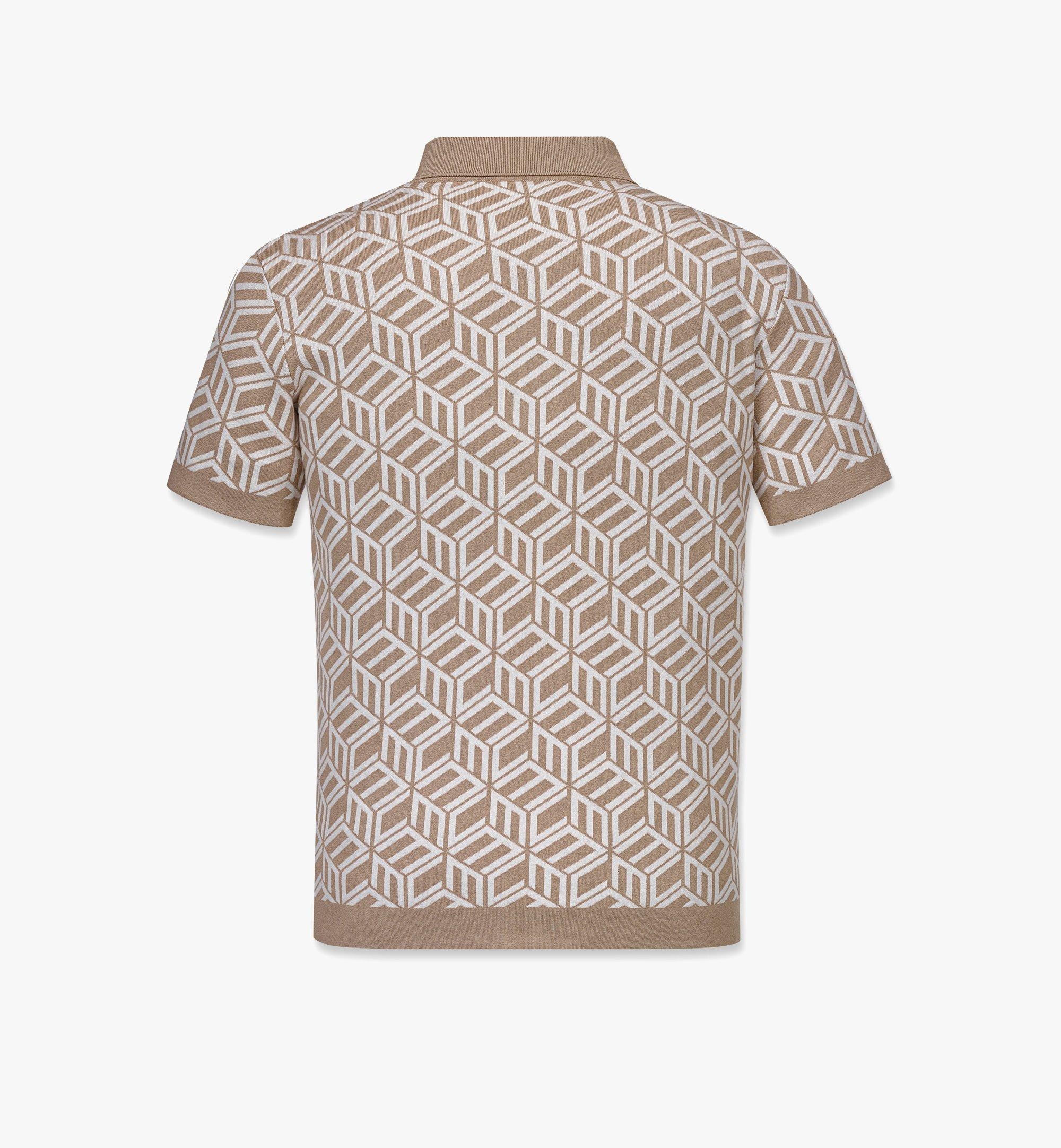 Men’s Cubic Monogram Knit Polo - 3