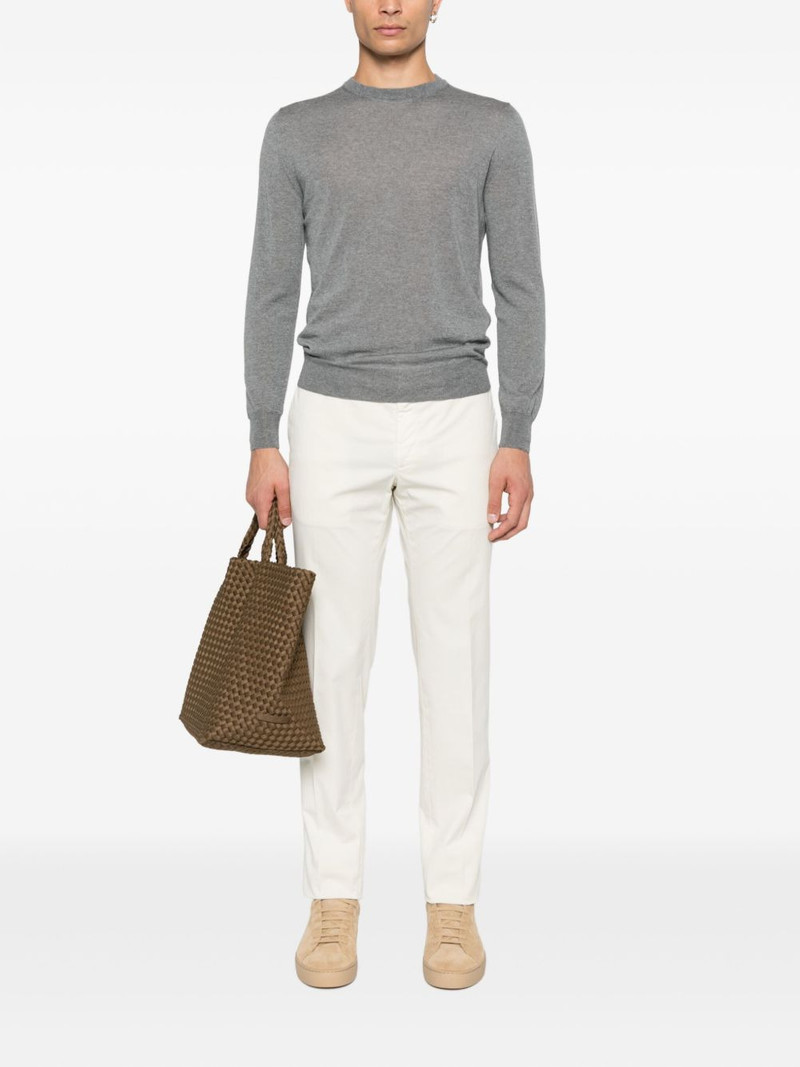 Canali crew-neck wool sweater outlook