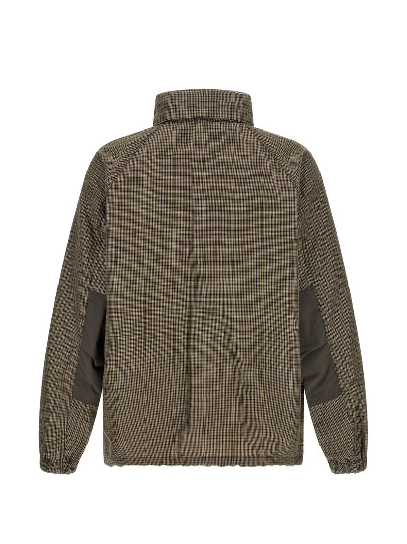 Comme des Garçons Homme check-pattern zip-up jacket outlook