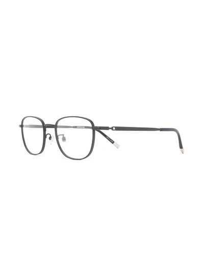 Montblanc round frame glasses outlook