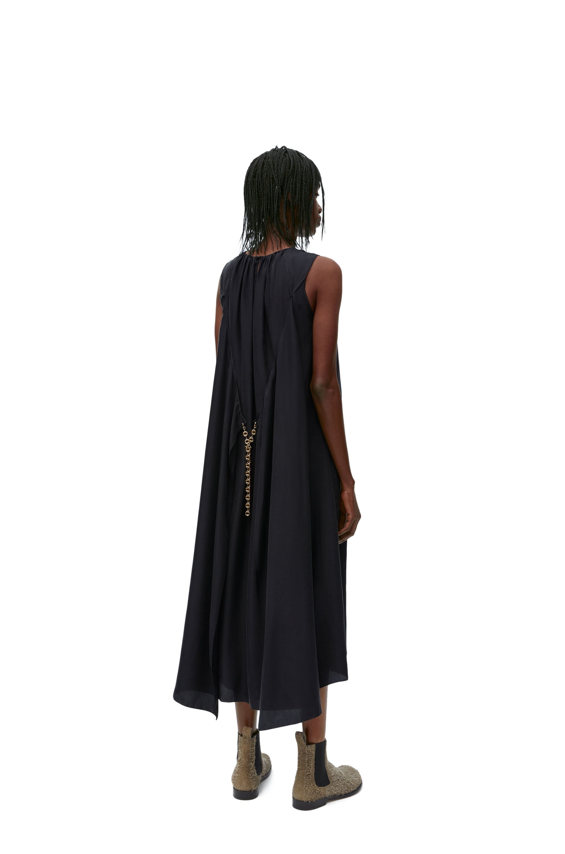 Chain dress in silk - 4