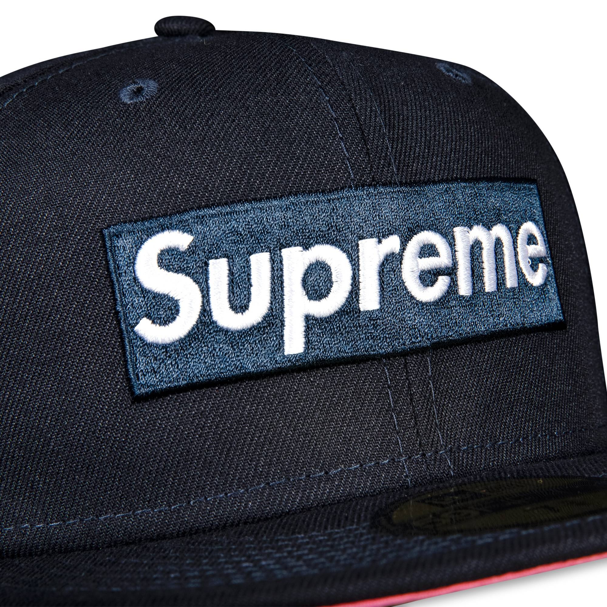 Supreme No Comp Box Logo New Era 'Navy' - 3