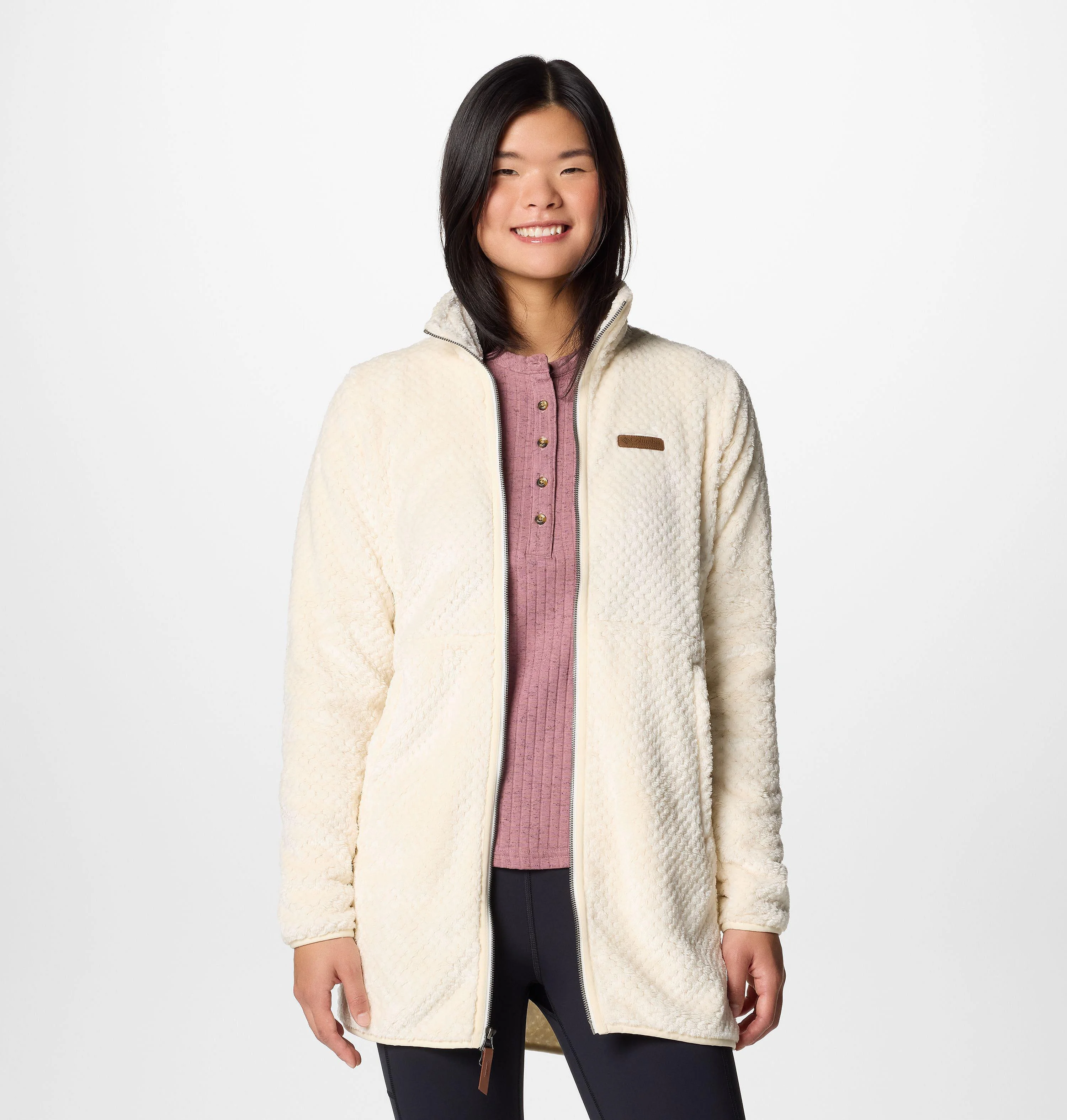 Women's Fire Side Long Full Zip Fleece Jacket - 1