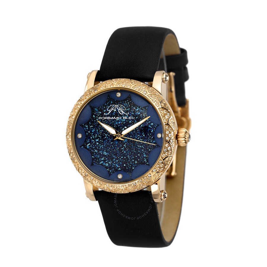 Porsamo Bleu - Porsamo Bleu Genevieve Quartz Blue Dial Ladies Watch 682BGEL - 1