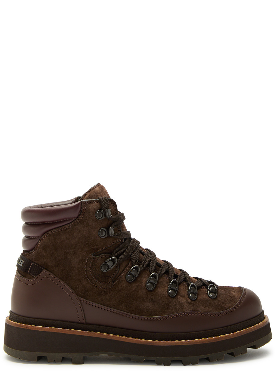 Moncler Peka Trek Suede Hiking Boots - 1