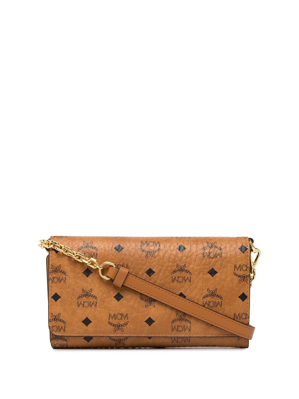 logo-print crossbody wallet - 1