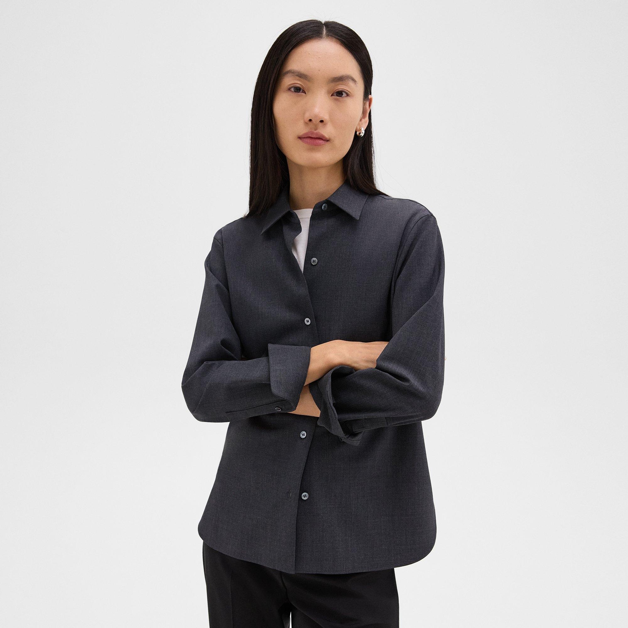 Straight Shirt in Good Wool - 2