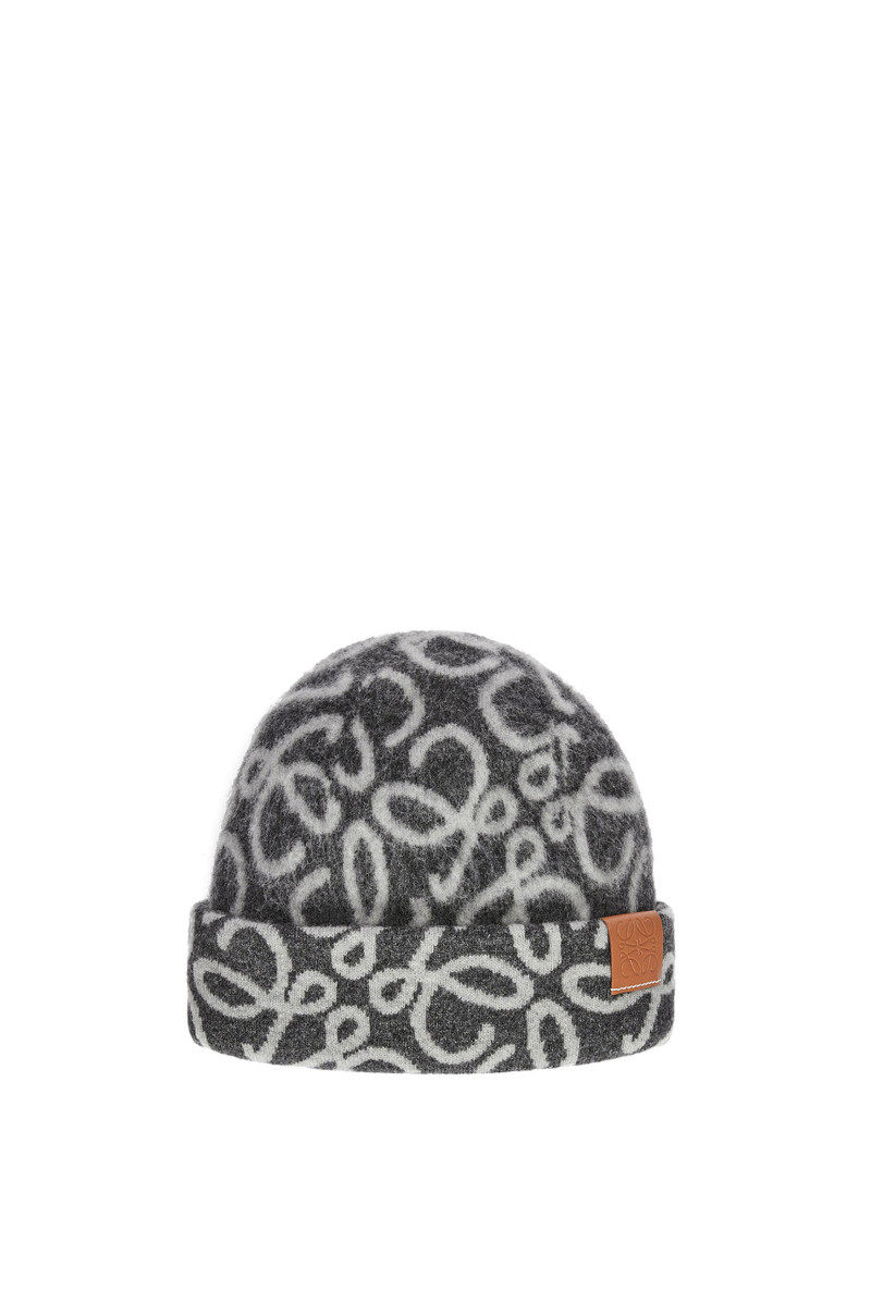 Anagram beanie in alpaca and wool 1