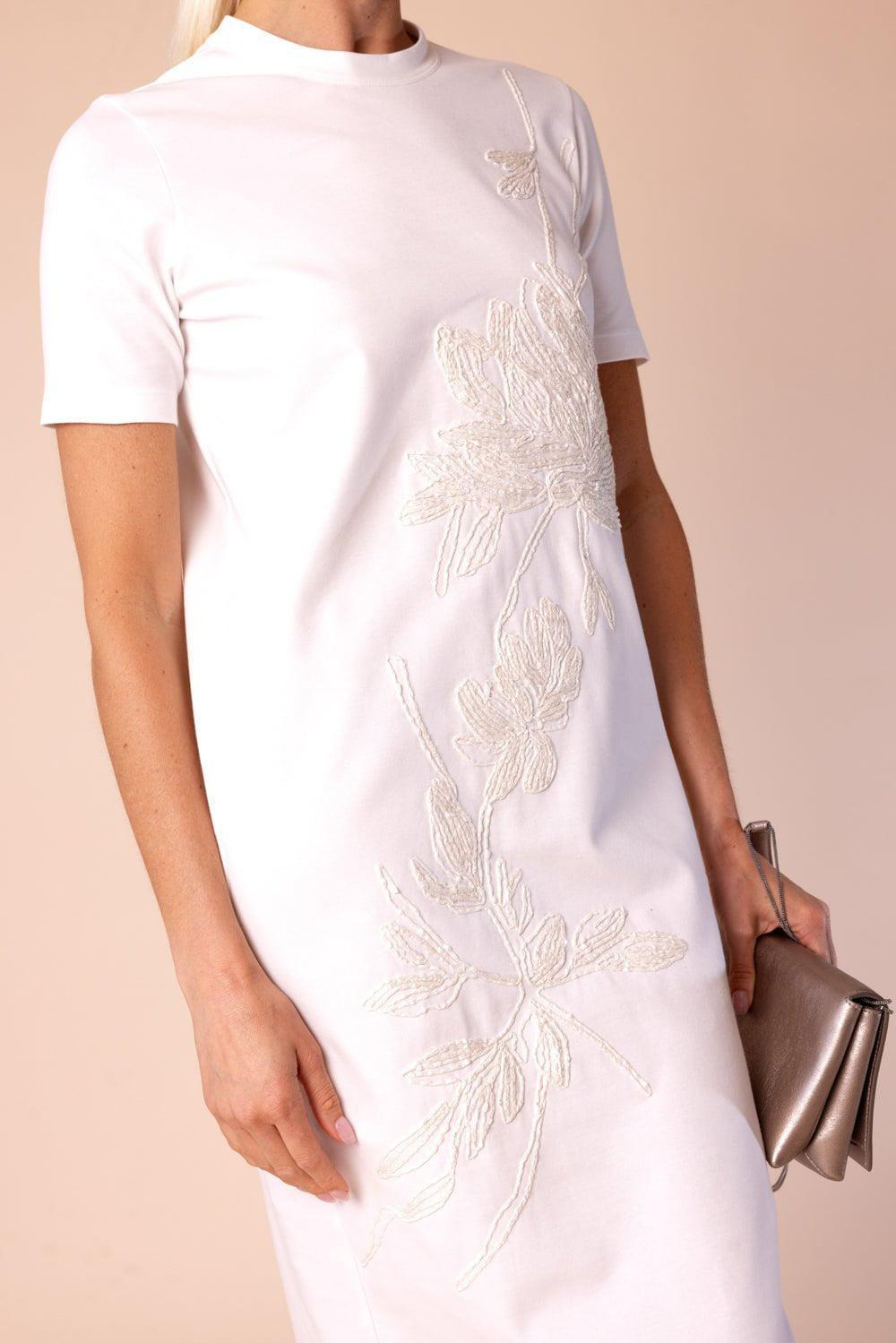 Magnolia Detail Dress - 2
