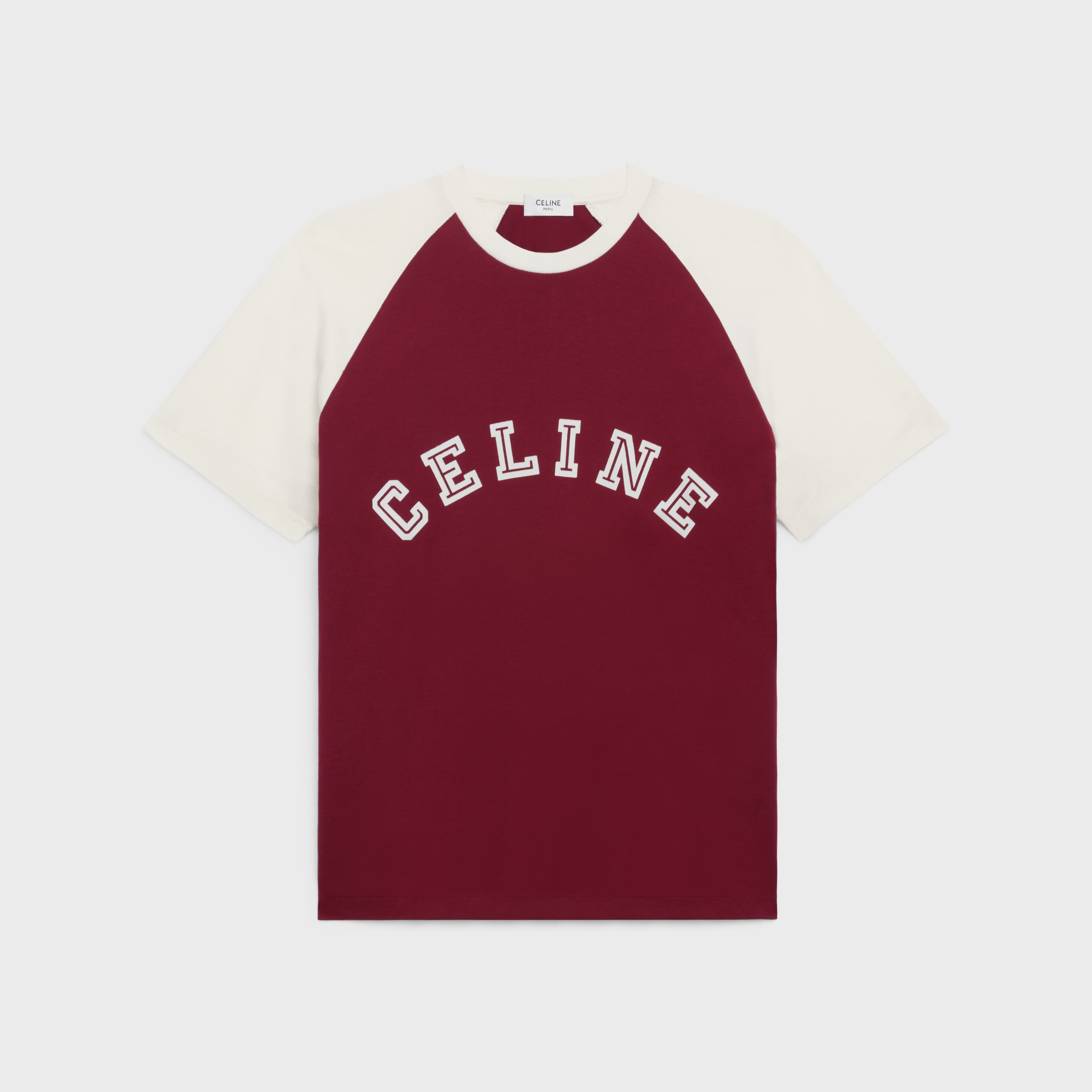 CELINE celine loose t-shirt in cotton jersey | REVERSIBLE