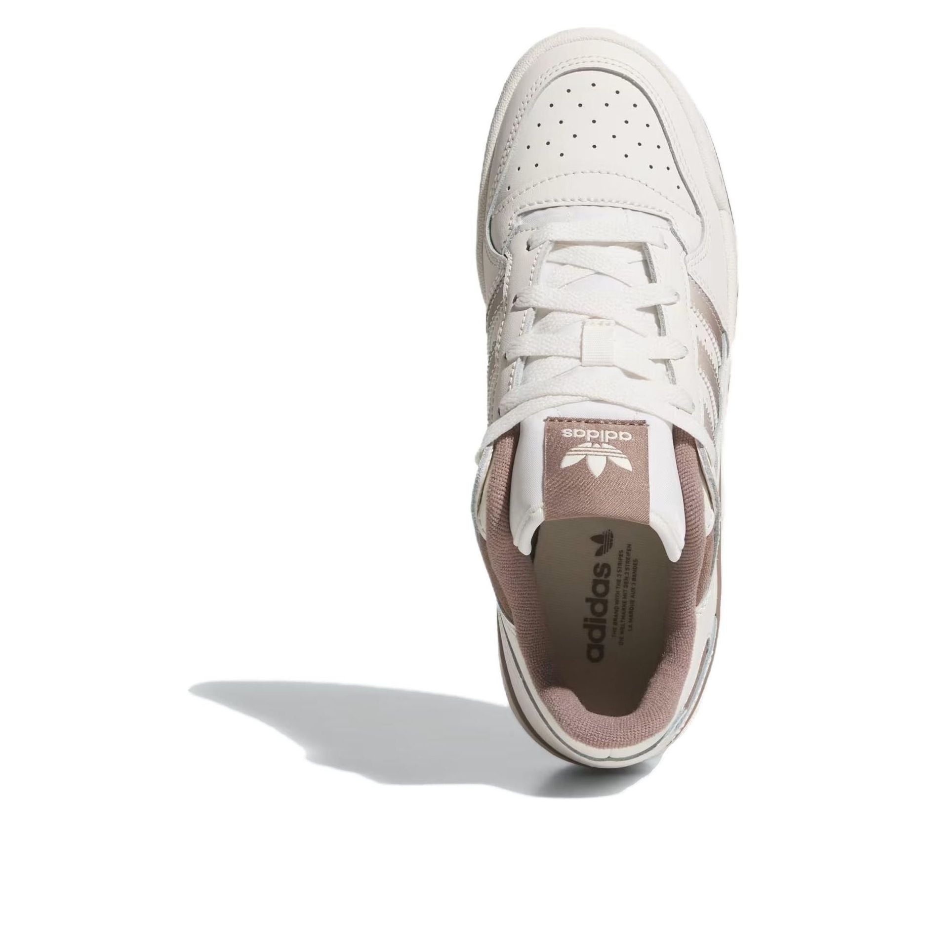 (WMNS) adidas Forum Low CL 'Wonder White Trace Brown' JI3257 - 4