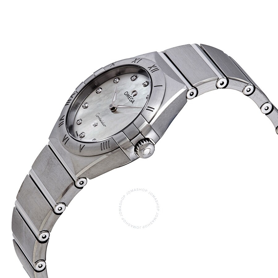Omega Constellation Manhattan Diamond Mother of Pearl Dial Ladies Watch 131.10.28.60.55.001 - 2