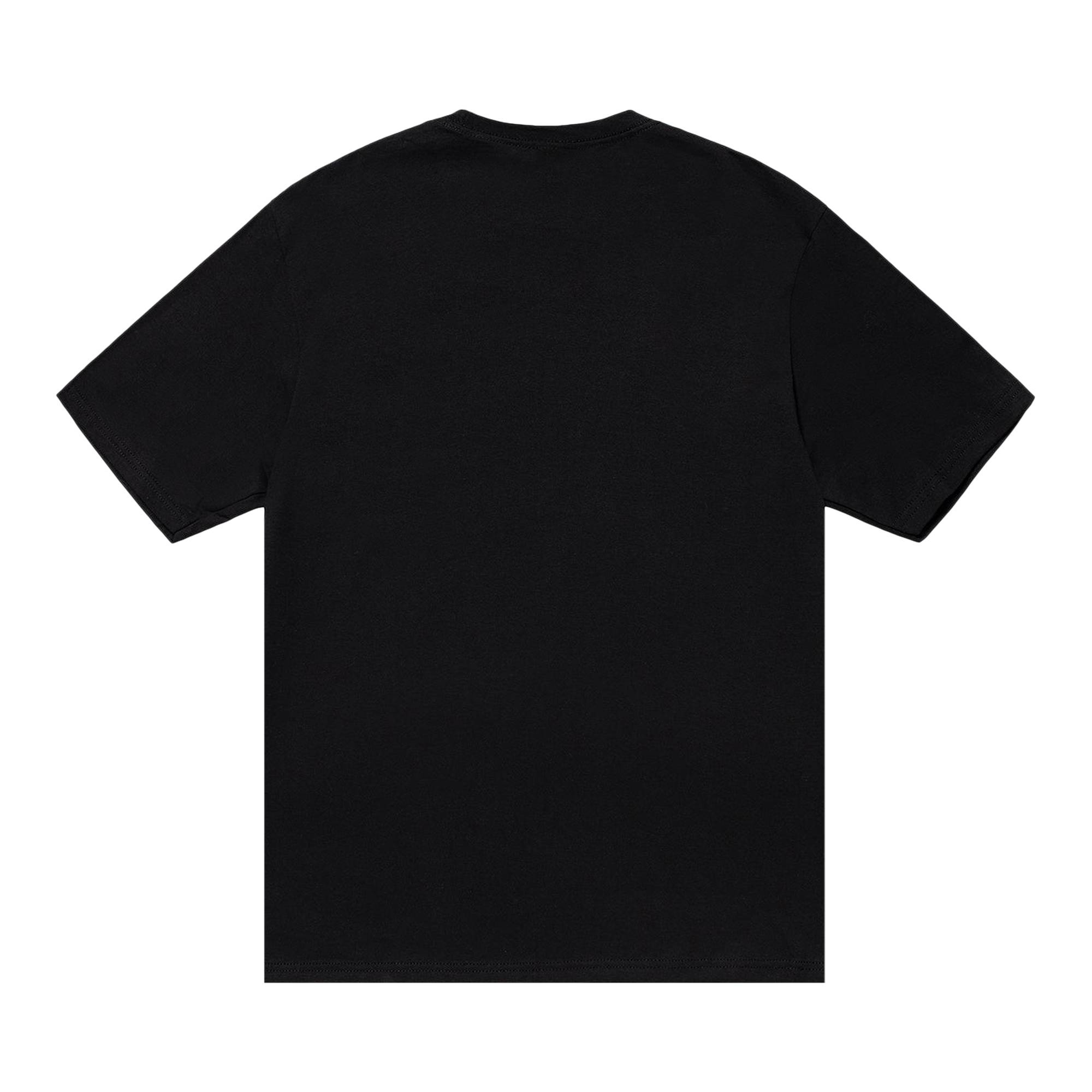 【STUSSY★】Stamp T-shirt Black Stüssy Stussy Stamp Tee 'Black' | REVERSIBLE
