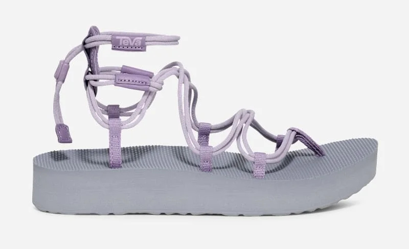 Women's Midform Infinity Sandal in White - 1