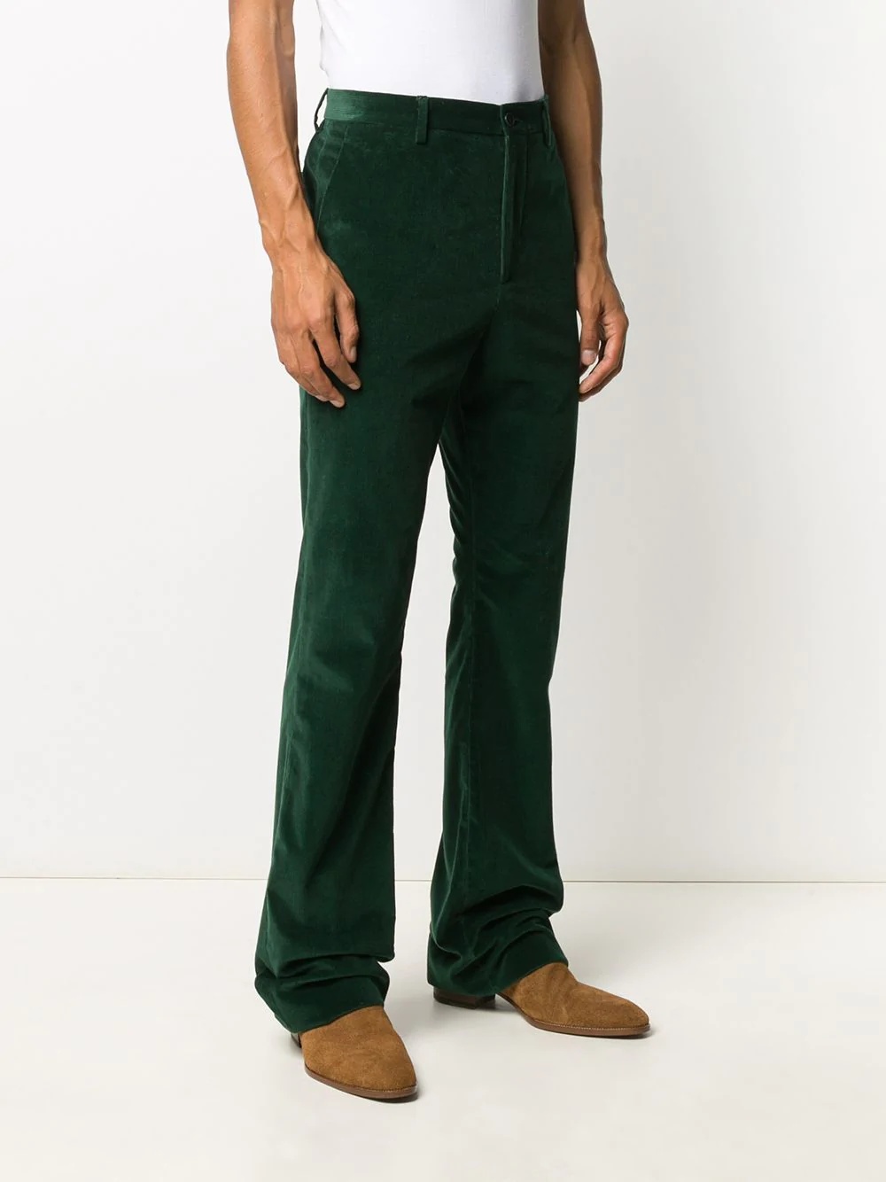 flared corduroy trousers  - 3