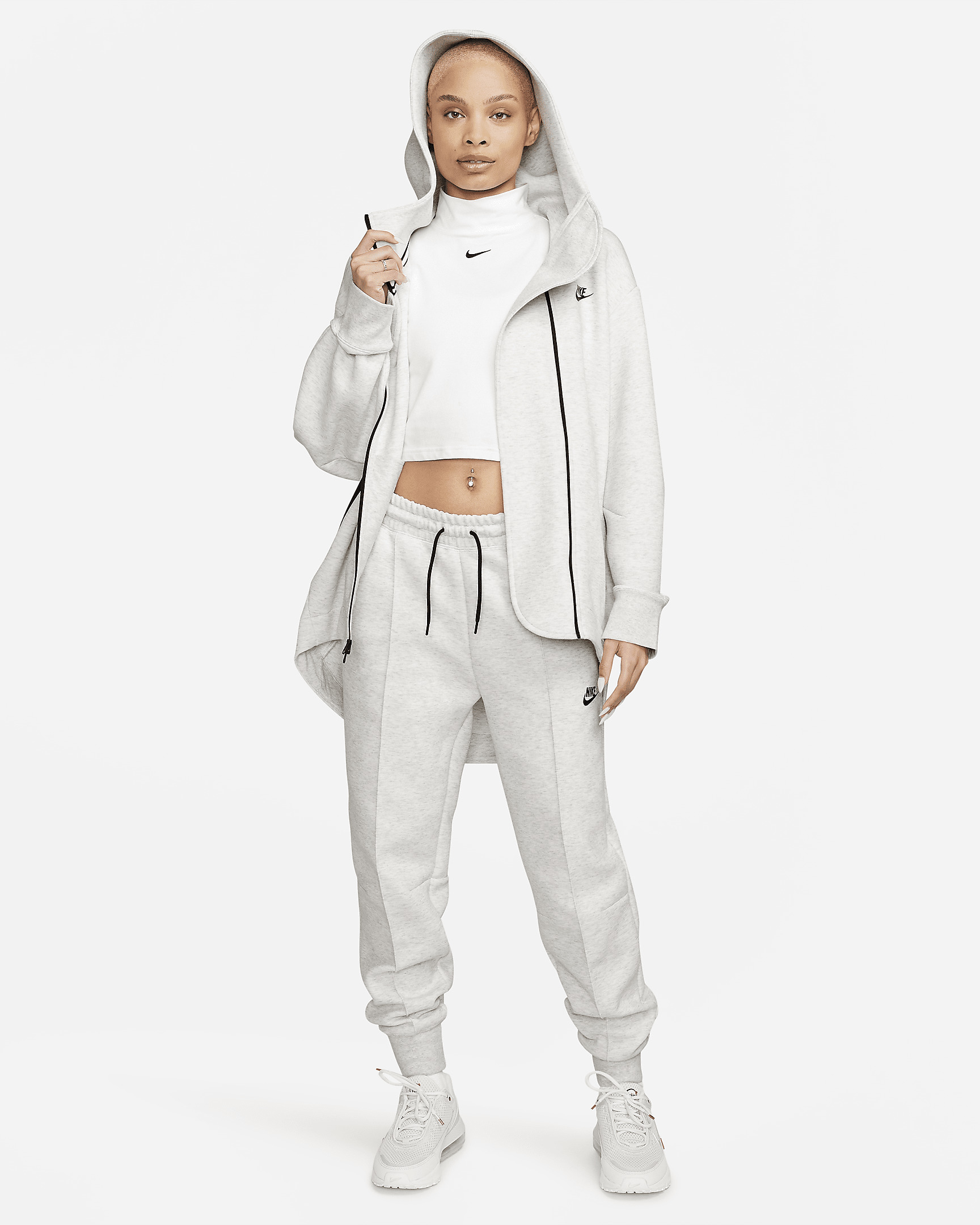 Nike Sportswear Tech Fleece Women's Mid-Rise Joggers - 10