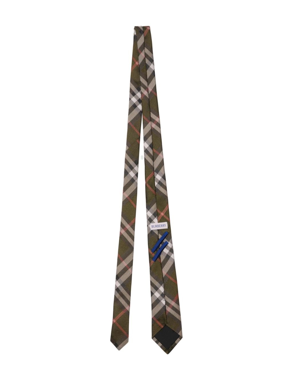 checked silk tie - 2