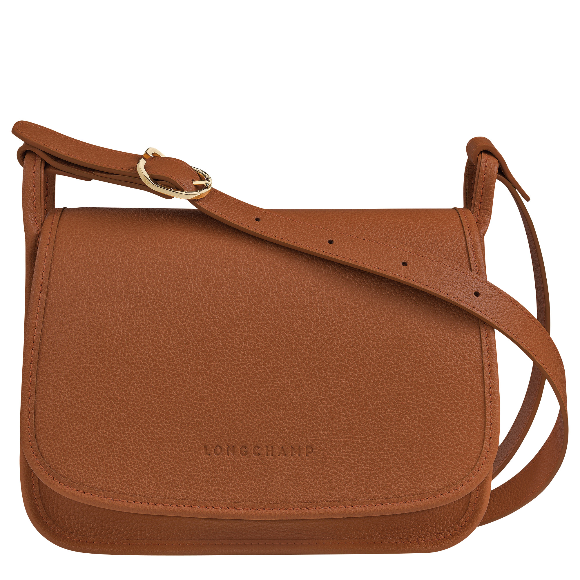 Le Foulonné S Crossbody bag Caramel - Leather - 1