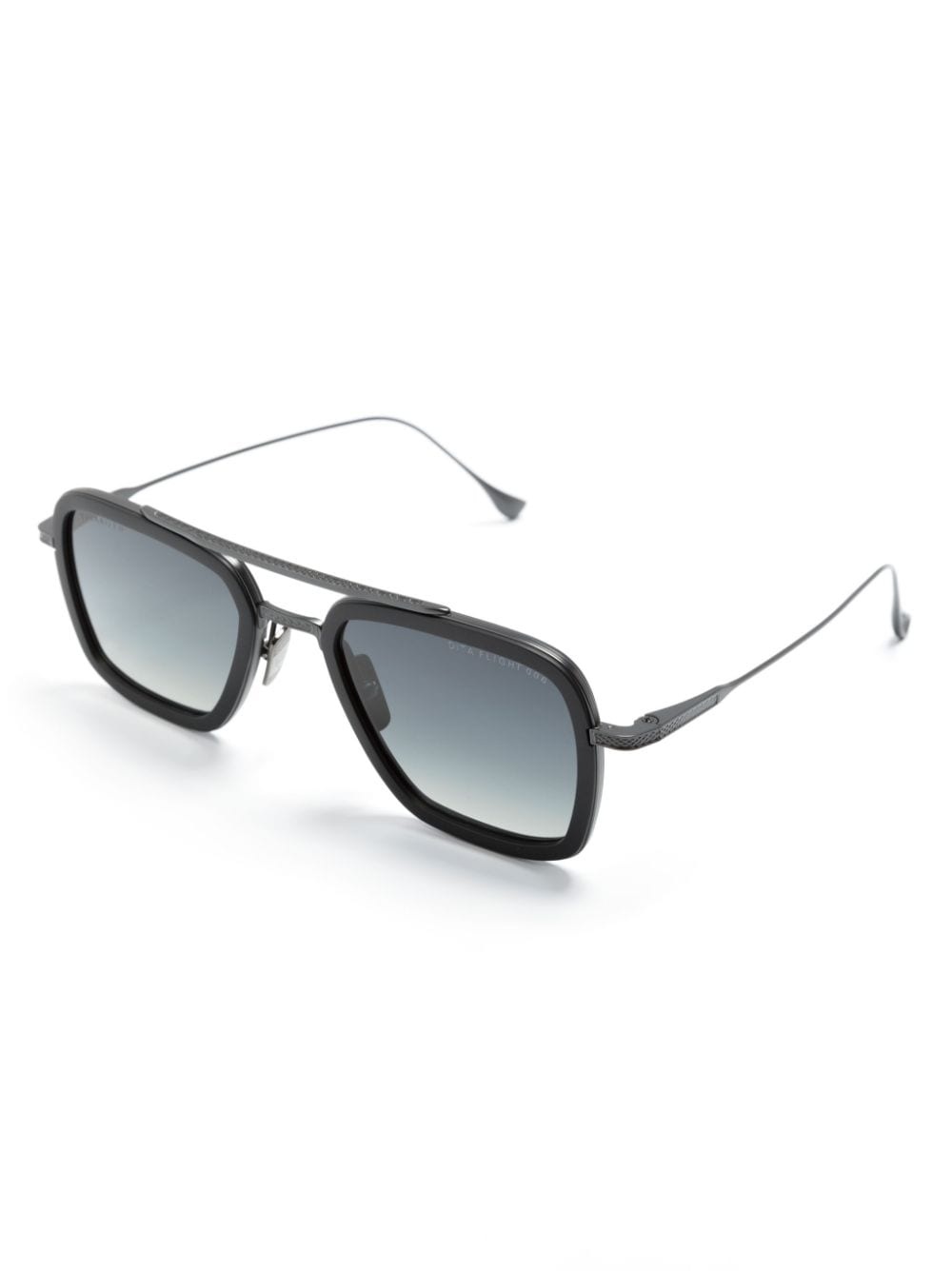 square-frame gradient-lenses sunglasses - 2