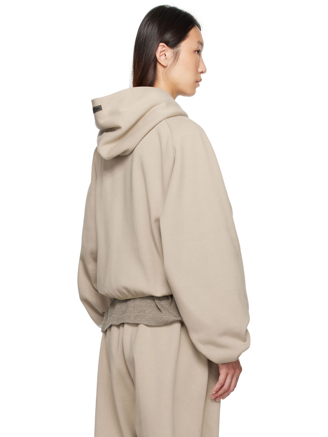 Taupe Modern Fit Hoodie - 3