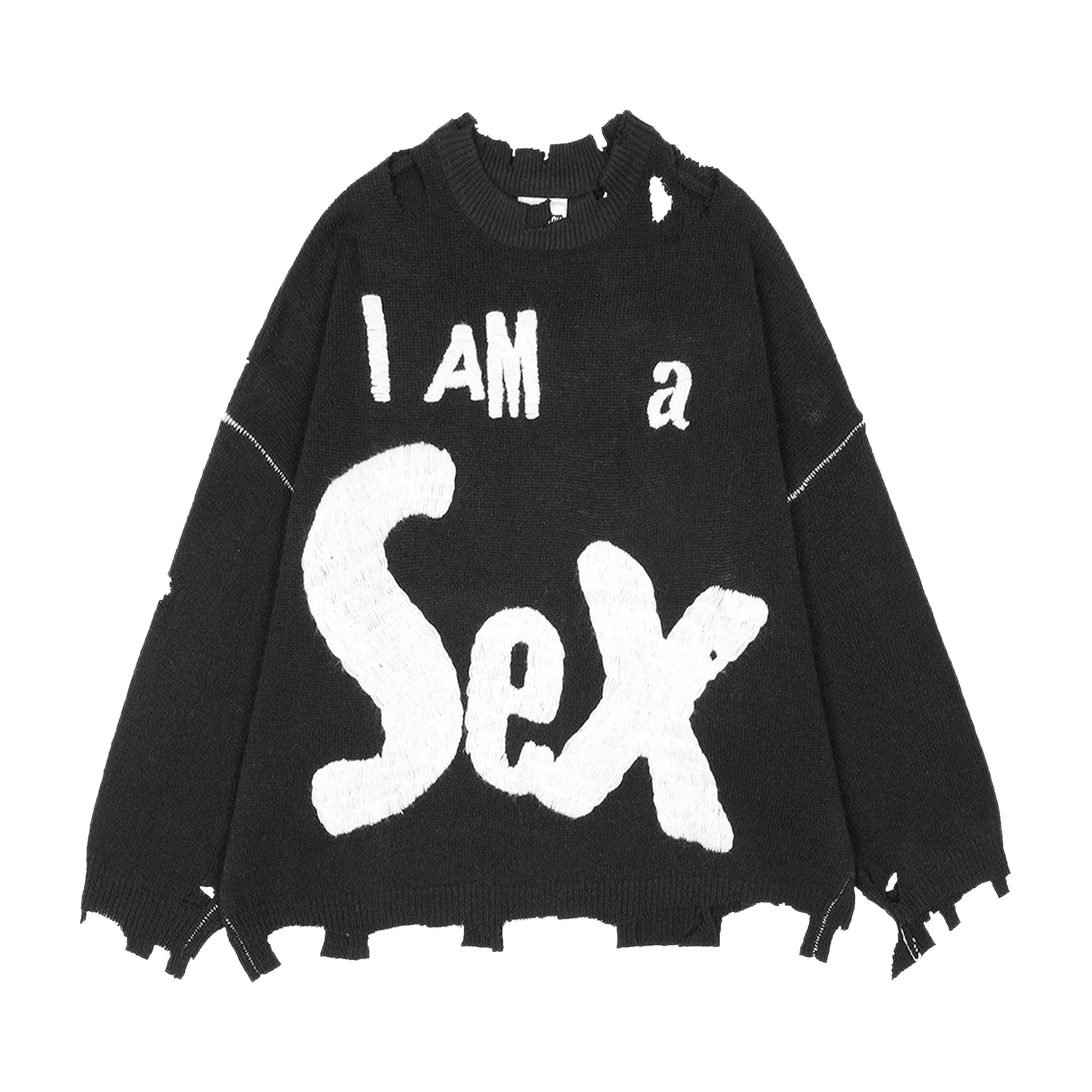 SAINT Mxxxxxx I Am A Crew Knit 'Black' - 1