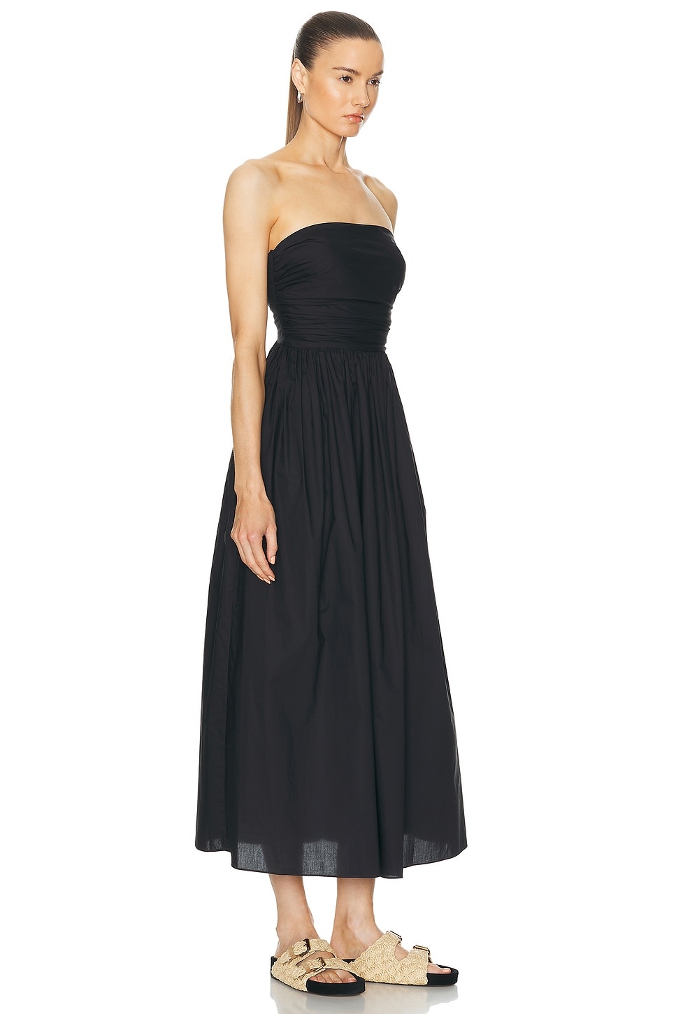 Strapless Lace Up Dress - 2