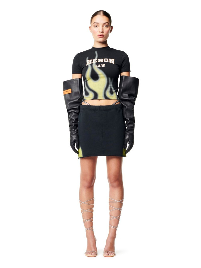 Heron Preston Heron Law Flames Baby Tee outlook