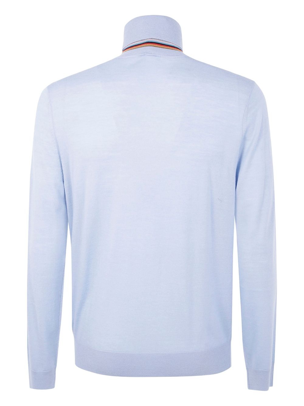 merino-wool striped-collar sweater - 2