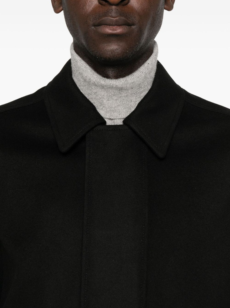 patch-pocket collared coat 5