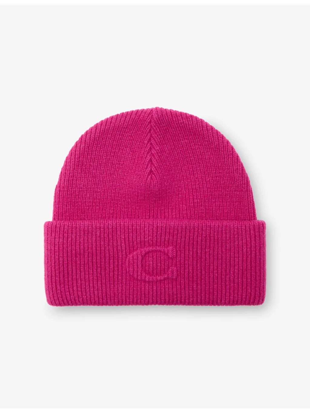 Embossed-Logo Wool-Blend Beanie - 1