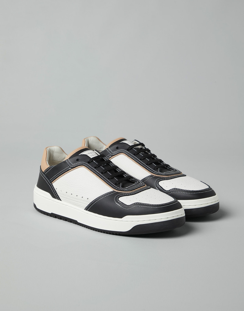 Calfskin basket sneakers 1