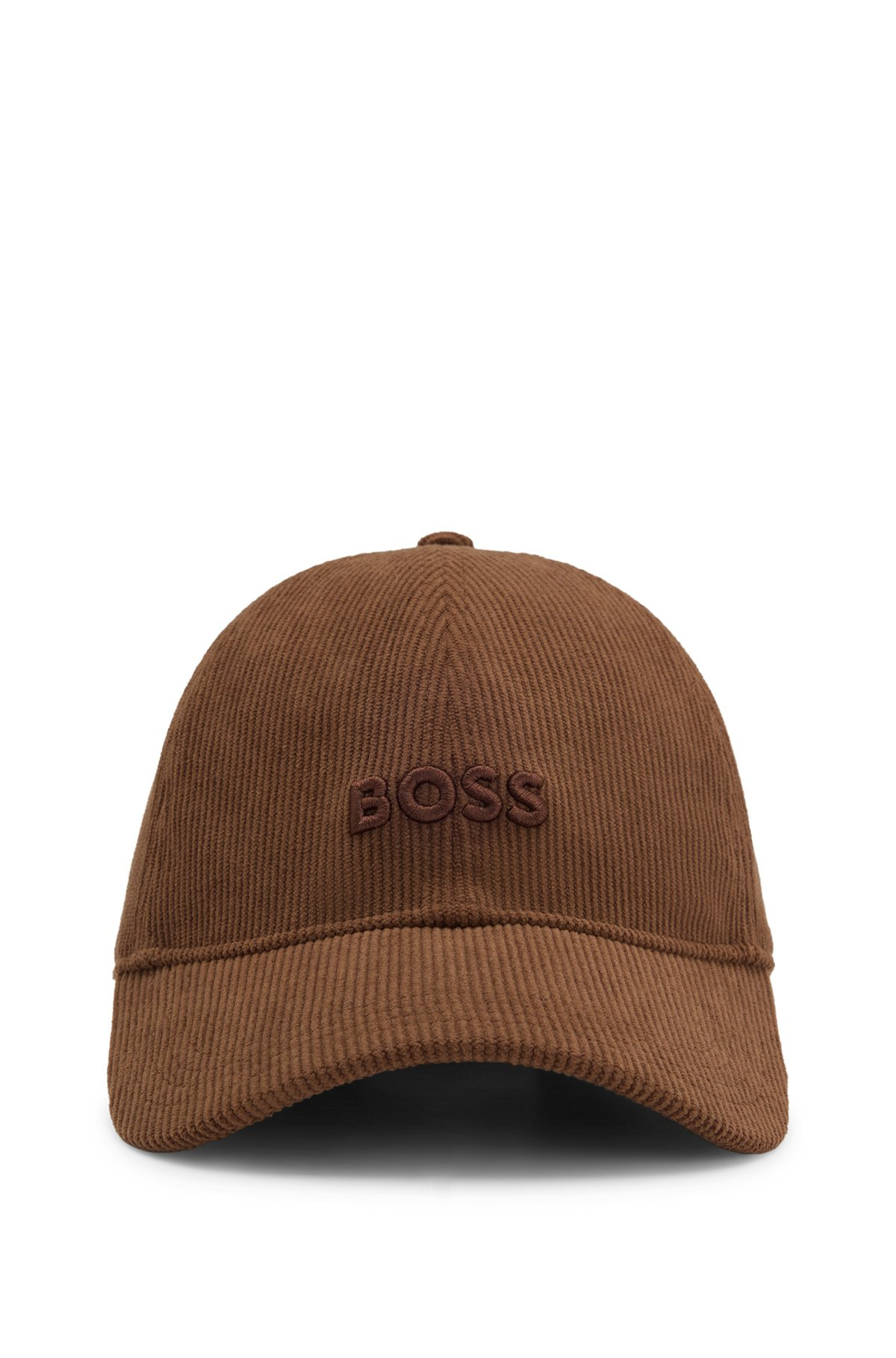 CORDUROY CAP WITH EMBROIDERED LOGO - 2