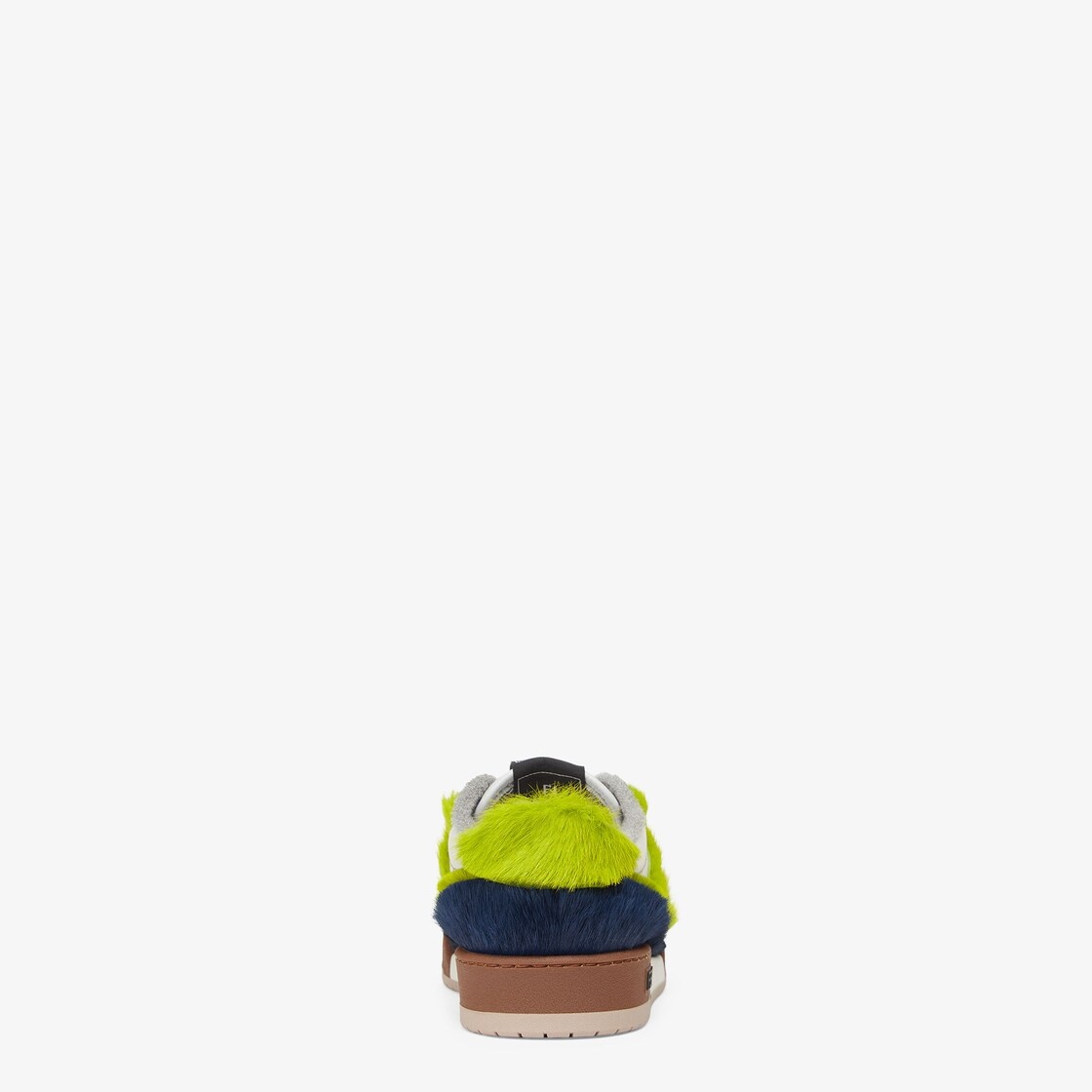 Blue pony hair low-tops - 3