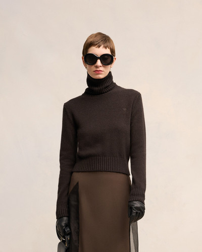 AMI Paris CASHMERE AMI DE COEUR TURTLE NECK SWEATER outlook