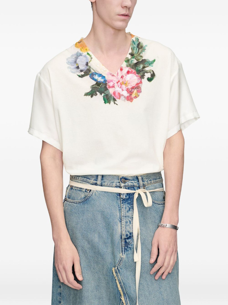 floral print jersey T-shirt 3