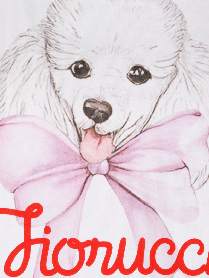 poodle-print T-shirt 3