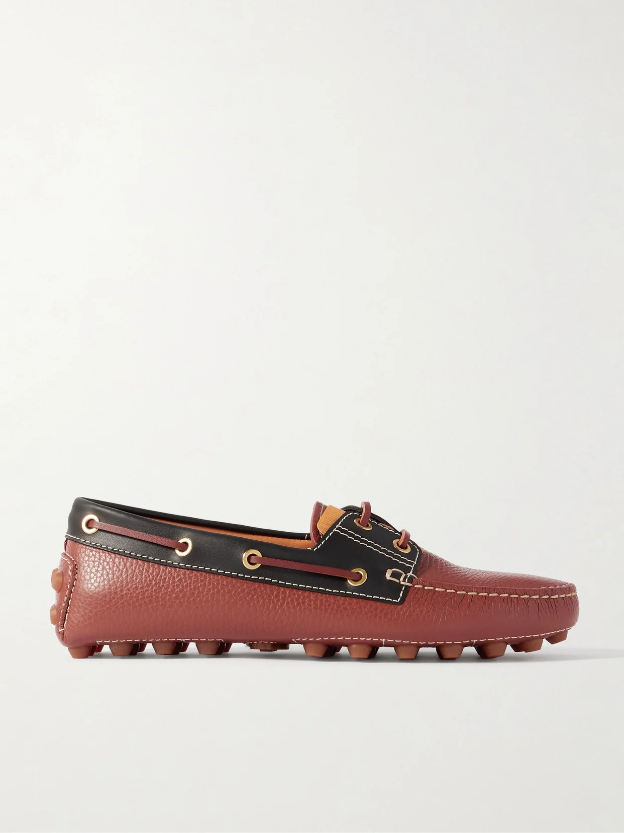 Gommino Two-tone Leather Loafers - 1